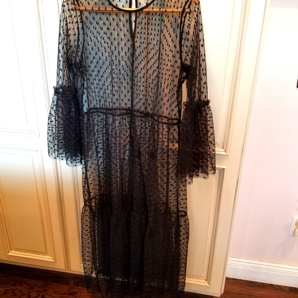 Black Mesh Dress
